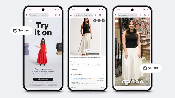 Google Shopping Virtual Try-On — upload a photo, try on billions of items