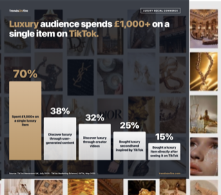 TikTok luxury audience spending behaviour
