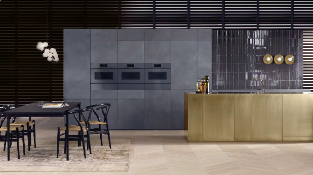 Miele built-in appliances in a luxury kitchen