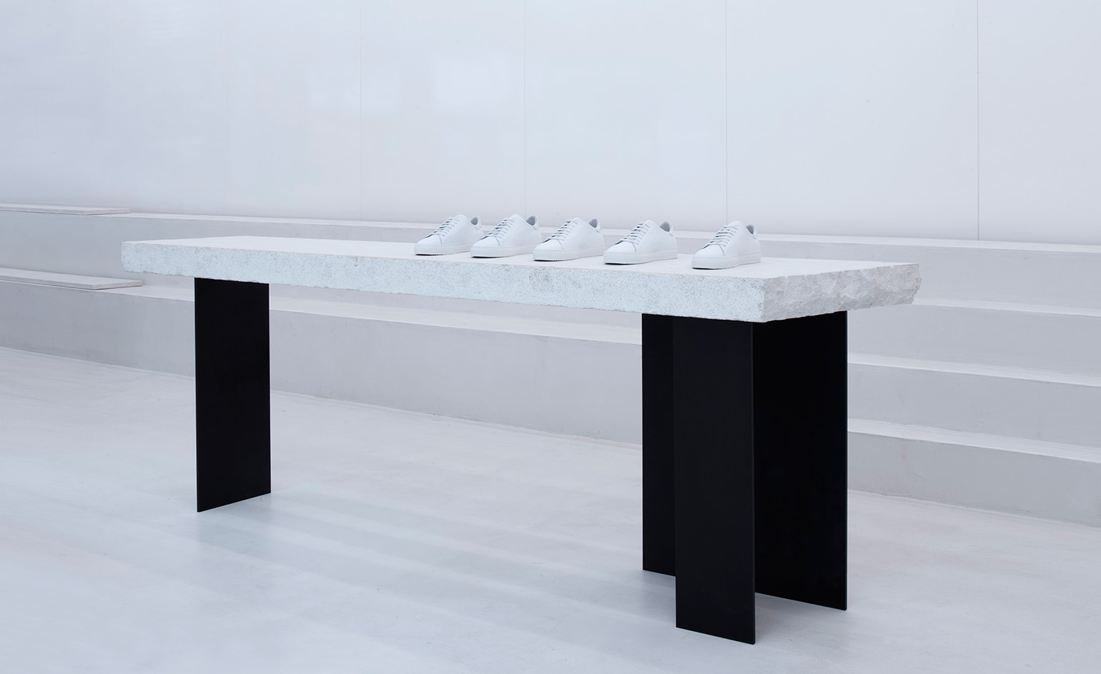 Axel Arigato London store — terrazzo detail