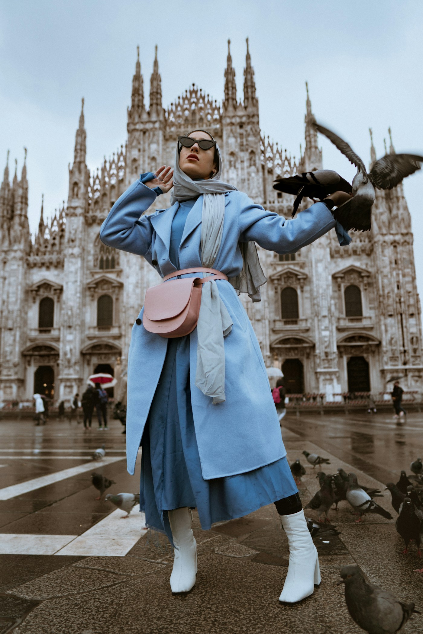 Luxury fashion editorial — Milan